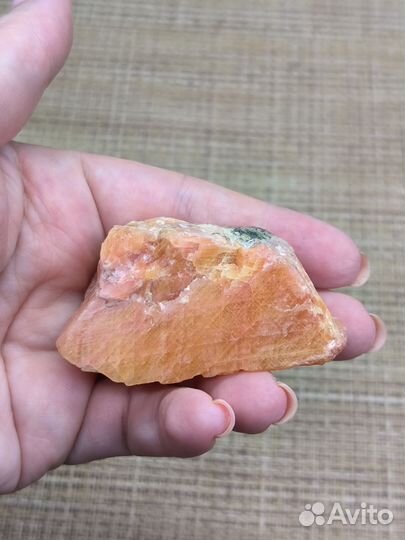 Набор камней.Флюорит,кальцит оранжевый