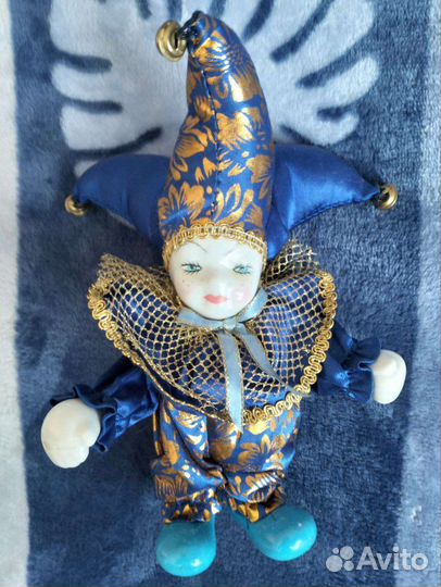 Петрушка интерьерная фигурка Винтаж 22 см