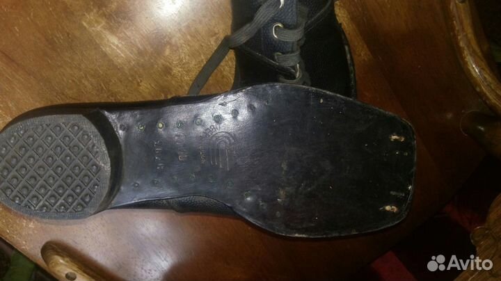 Ботинки лыжные, кожан, СССР (р40)