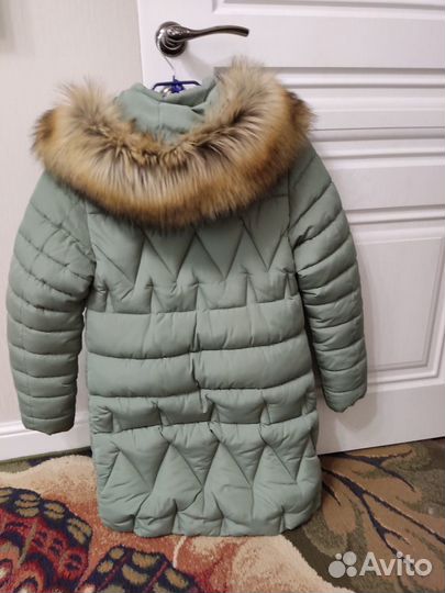 Куртка/пальто для девочки зима р. 146