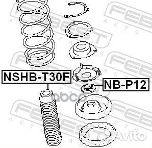 Пыльник амортизатора nissan Sunny nshb-T30F Febest