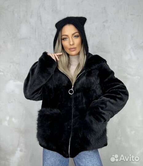 Шуба короткая альпака