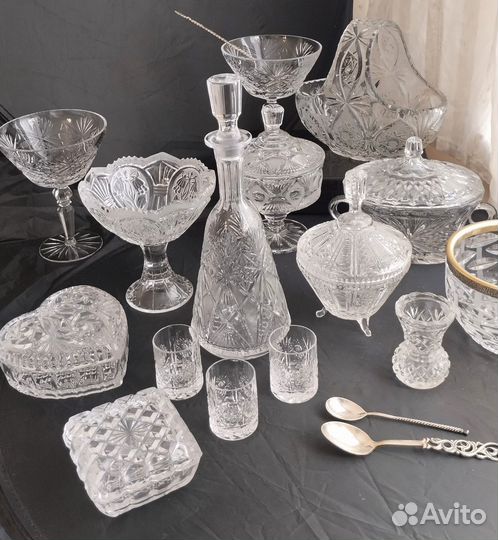 Хрустальная посуда СССР Винтаж