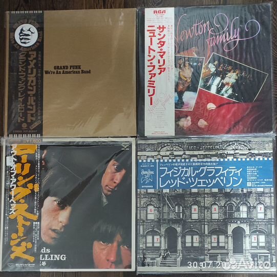 Виниловые пластинки. Япония