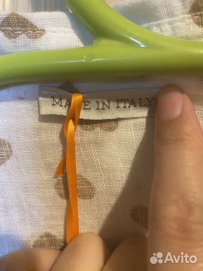 Блузка лен италия оверсайз