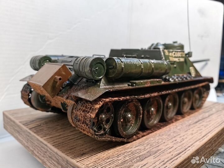 Модель в сборе су-100