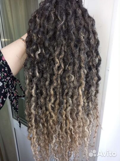 Дреды завитые комплект б/у
