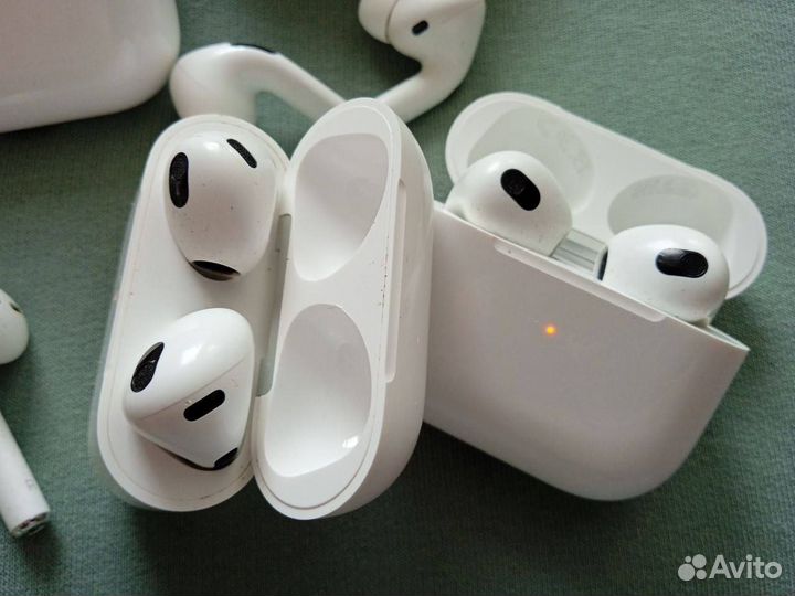 Airpods 2, 3, pro, pro 2 по частям