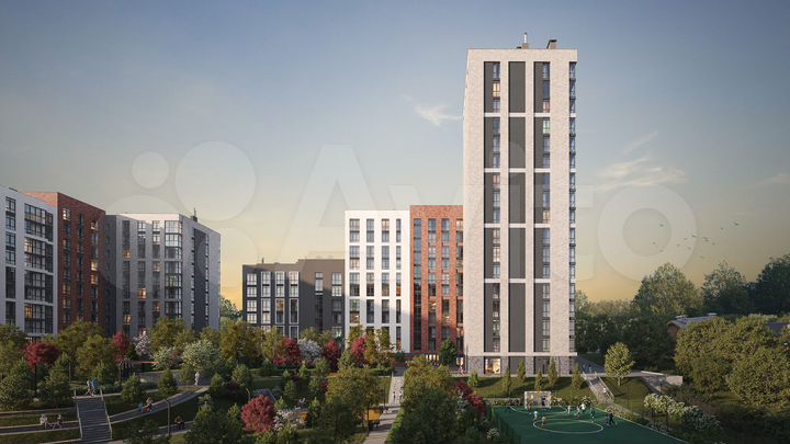 3-к. квартира, 105,8 м², 9/16 эт.