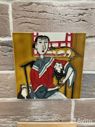 Керамическое панно из Китая