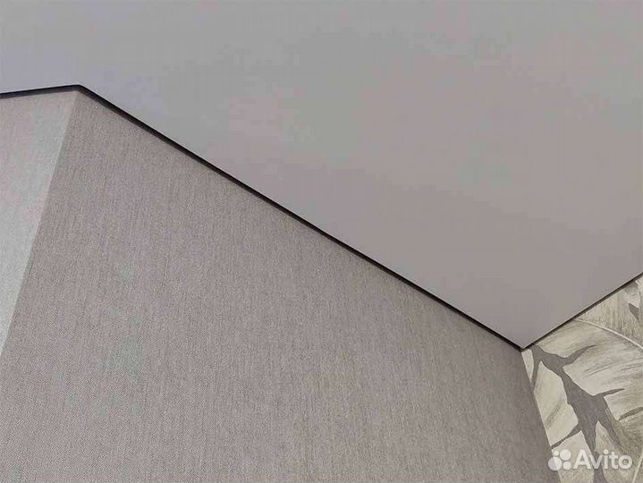 Плинтус,вставка для натяжного потолка черная