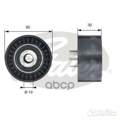 7786-21570) Ролик приводного ремня T42199 Gates