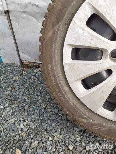 Колеса 205/60R16 на штанпах зимние