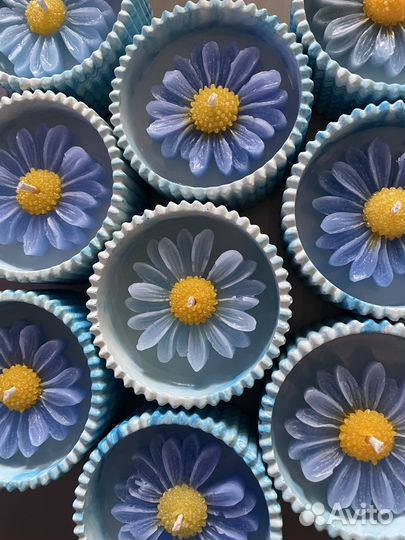 Свечи в гипсе