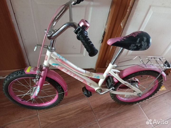 Детский велосипед black aqua