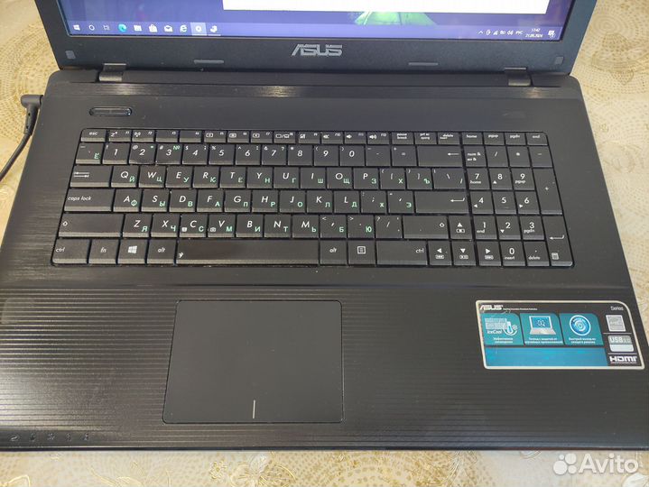 Ноутбук asus x75 i3-3217U, 6G озу, 500HDD