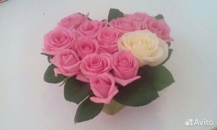 Цветы розы букет