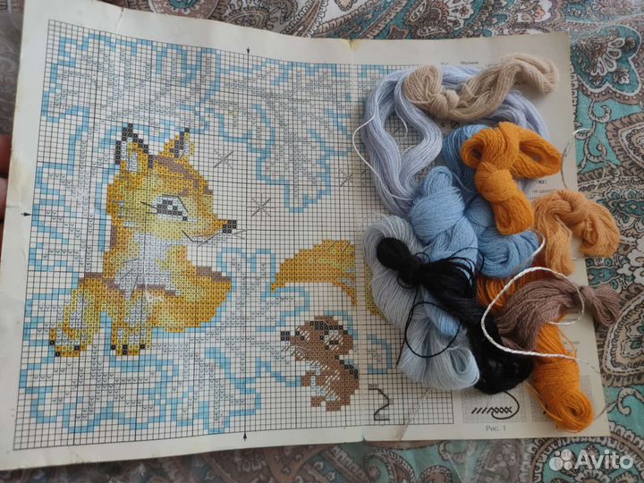 Остатки наборов для вышивания разных фирм