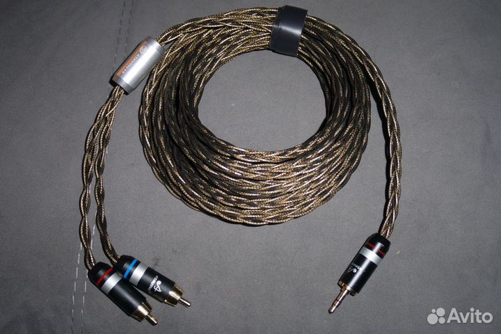 Аудиокабель RCA на Jack 3,5 mm - 5m