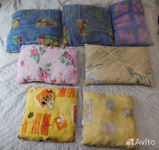 Подушки, разные, несколько