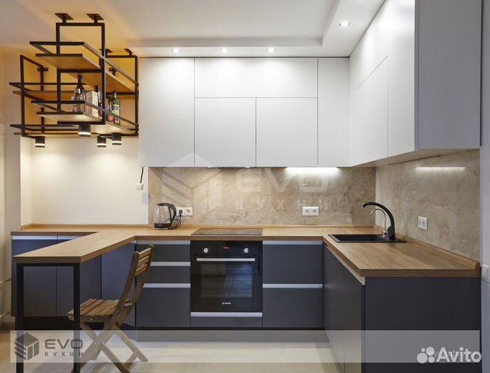 Кухня с барной стойкой на заказ