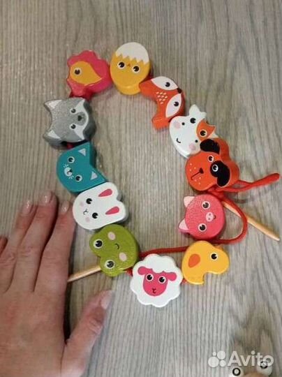 Деревянные развивающие игрушки