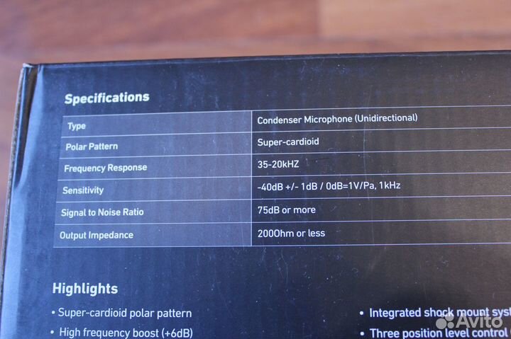 Микрофон Пушка Накамерный Saramonic Vmic. Новый