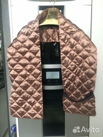 Стеганый шарф H&M цвет пыльная роза