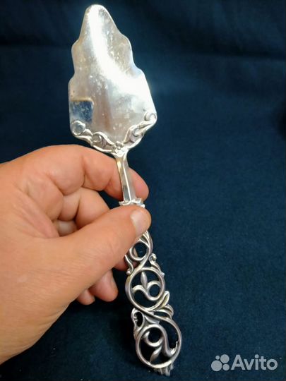 Лопатка для торта мельхиор