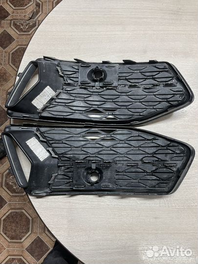 Боковые решетки в бампер ауди а6 с8