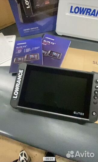 Lowrance Elite 9 FS с RUS с датчиком 3 in 1