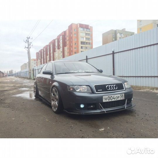 Сплиттер бампера Audi A4 B6 2000-2006