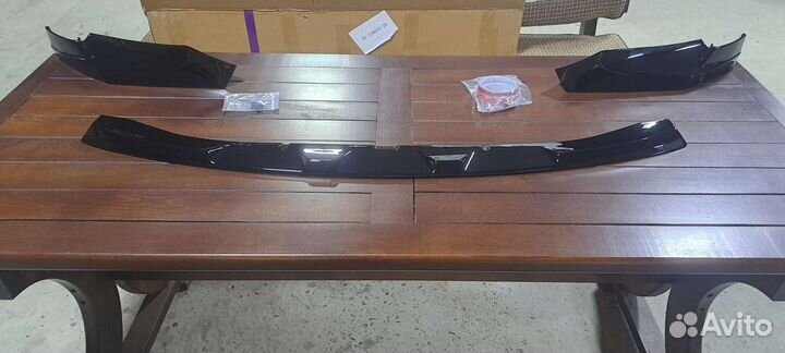 Сплиттер переднего бампера bmw 3, 4 g80, g82