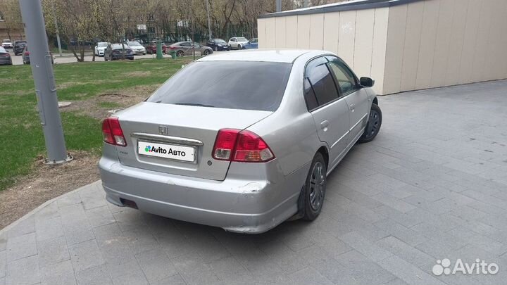 Honda Civic 1.6 МТ, 2004, 212 000 км