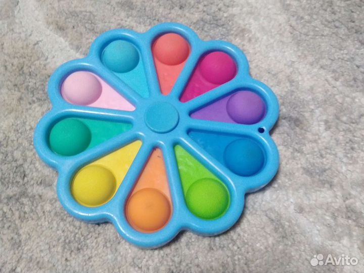 Большой спинер симпл димпл с узором солнца