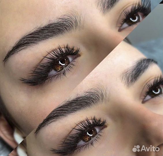 Наращивание ресниц в салоне/ Запсковье