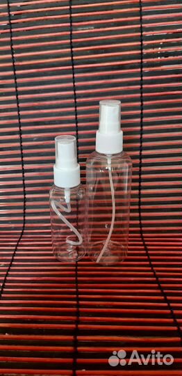 Флаконы 50 и 100 мл с распылителем