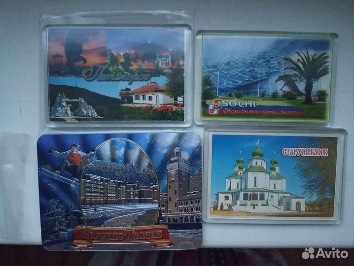 Магниты достопримечательности на холодильник