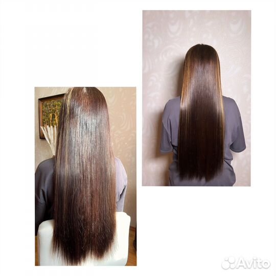 Кератиновое выпрямление