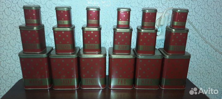 Банки Norma Tallin, полный комплект, СССР, новый