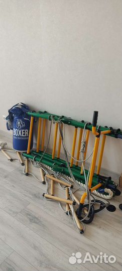 Детская шведская стенка+боксёрская груша+перчатки