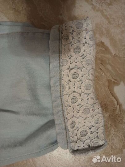 Бриджи джинсовые