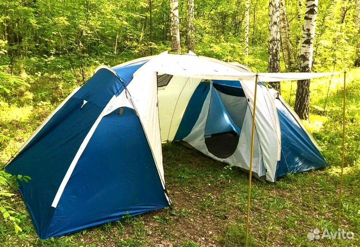 Палатка 4-х местная, 2 комнаты
