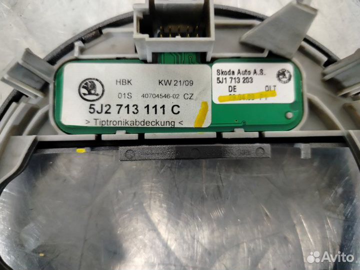 Накладка индикатора переключения передач /Накладка