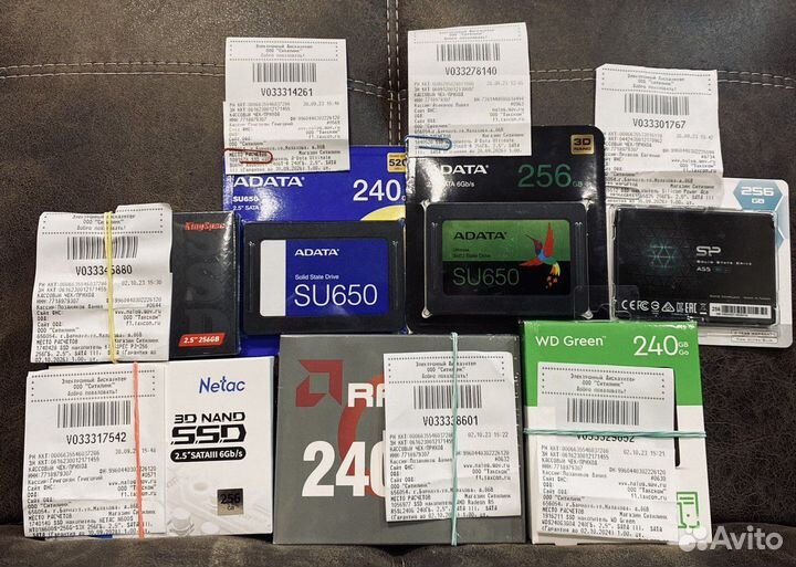 Ссд SSD 240/256 гб новые