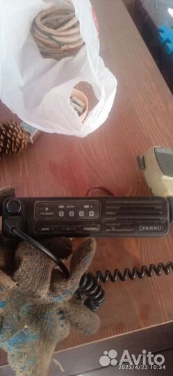 Автомобильная рация с антенной