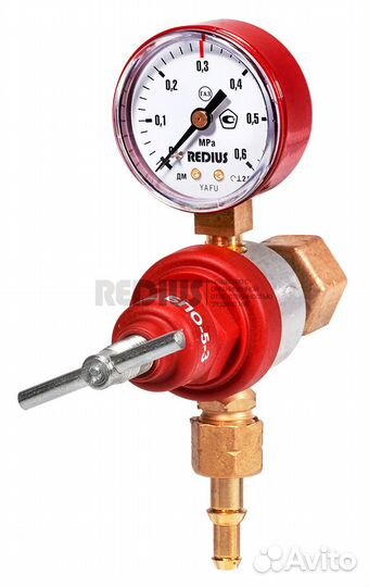 Пропановый редуктор redius бпо-5-3