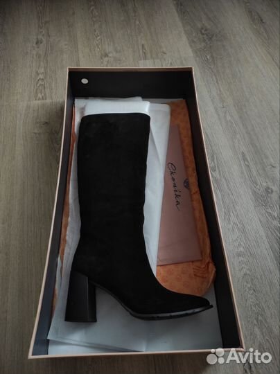 Ekonika женские замшевые сапоги 38 размер