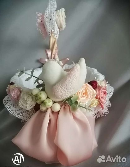 Корзина и салфетница