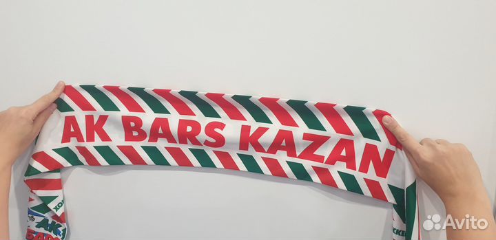 Шарф хоккейного болельщика Ак Барс Казань